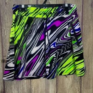 Fabletics Mikah Skirt Carnival Print Sz XS Purple Sz 4